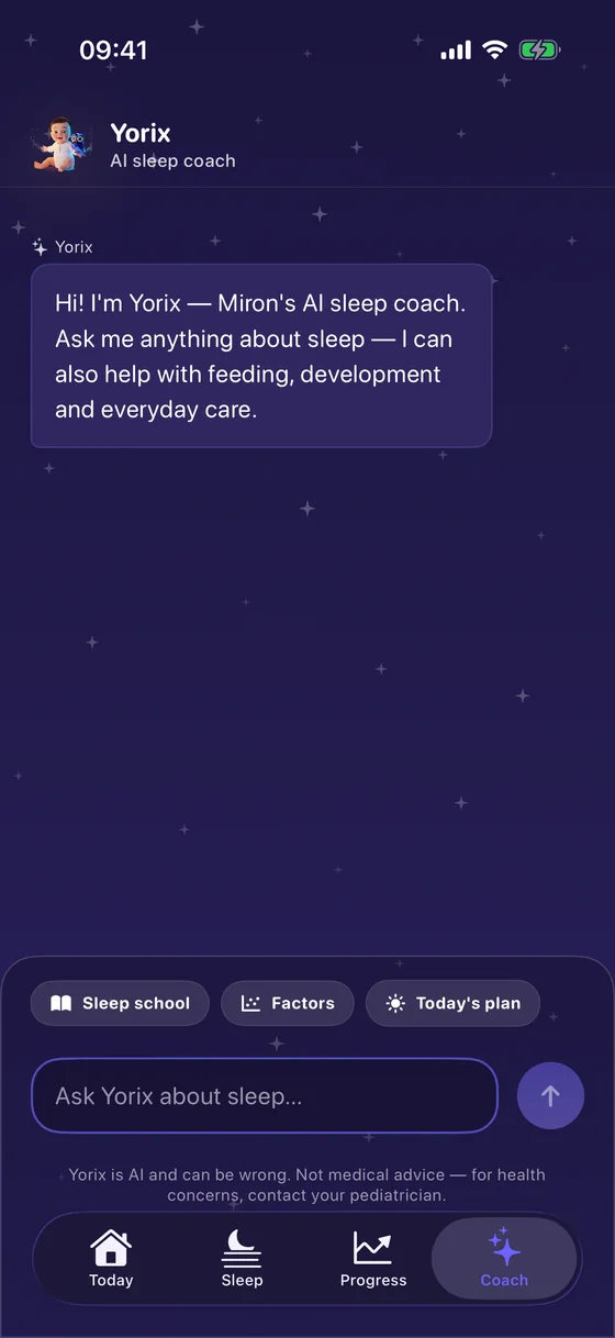 Yorix AI coach chat